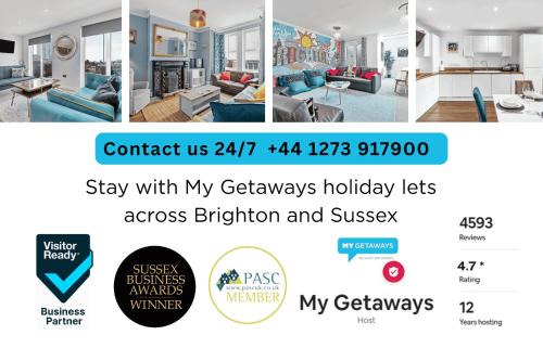 Lancing House | Lovable Lancing with Garden Parking