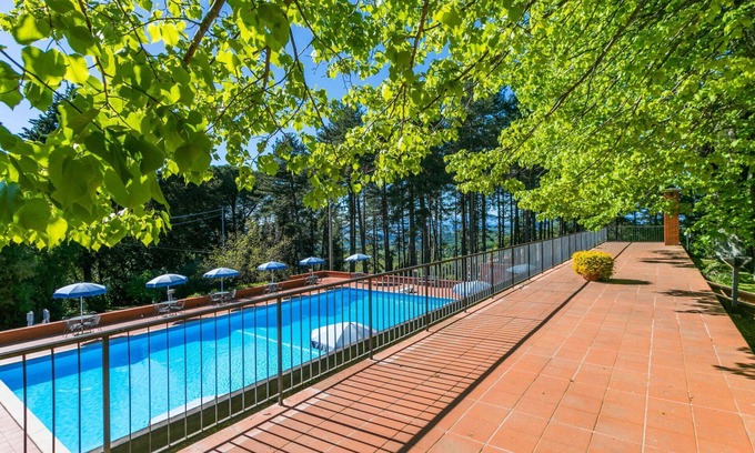 San Vivaldo Villa | Lovely apartment in villa for 5 people with WIFI, pool, TV, terrace, pets allowed and panoramic .