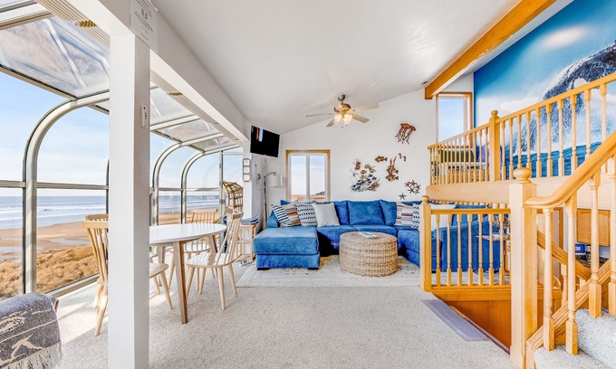 Florence House | Lovely Oceanfront Home with Stunning Views & Solarium