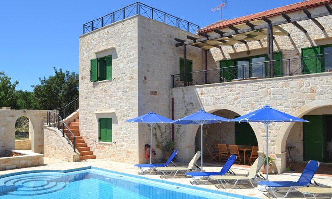 Douliana Villa | Lovely Villa in Douliana With Private Pool, Mountain And Sea Views