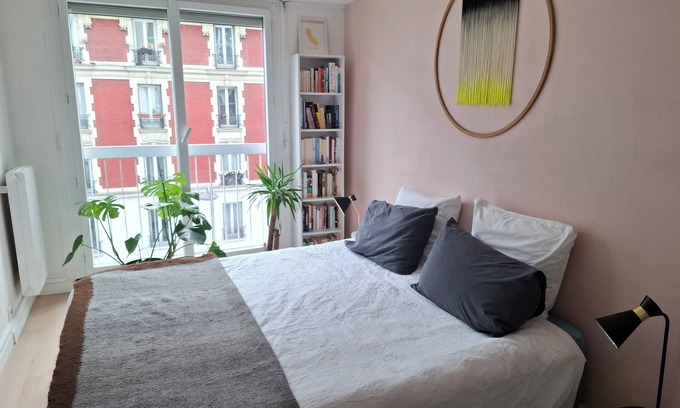 La Villette Apartment | Luminous haven near Buttes Chaumont