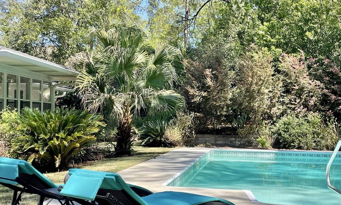 North Augusta House | Lush Masters Hideaway w HEATED Pool!