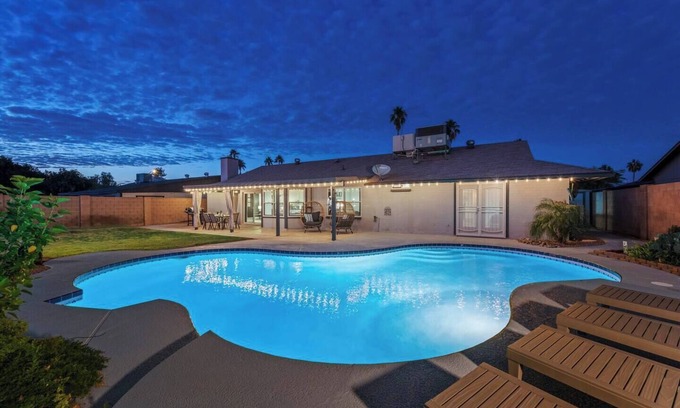 Deer Valley House | LUX Glendale Home with FREE Private Heated Pool