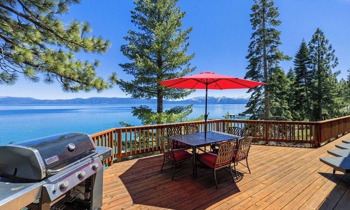 Tahoma House | Lux Newly Remodeled Tahoe Lakefront Home with Stunning Views and Chef's Kitchen!