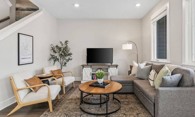 Talbot's Corner House | Luxe Home with Gated Parking, Private Balcony & 4 miles to Downtown