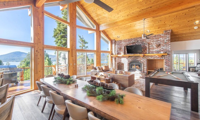 Big Bear Lake Villa | Luxe Mountain Resort Escape - Exclusive 360° Lake Views
