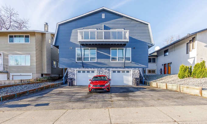 Tudor Area House | Luxe mountain-view escape - 2 condos w/4 fireplaces, deck, hot tub + dogs okay