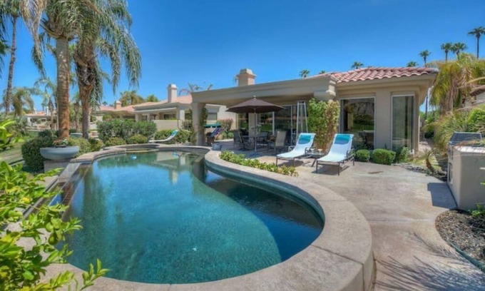 Griffin Ranch House | Luxe PGA West Hideaway. Private pool & spa!