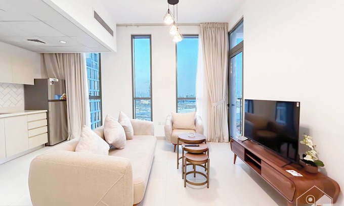 Dubai Production City Apartment | Luxurious 1BR Apt with Balcony in Production City