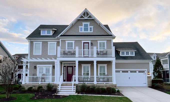 Bayside House | Luxurious 5-Bed Retreat: Steps to Pools & Sports Center, Near Beaches & Dining