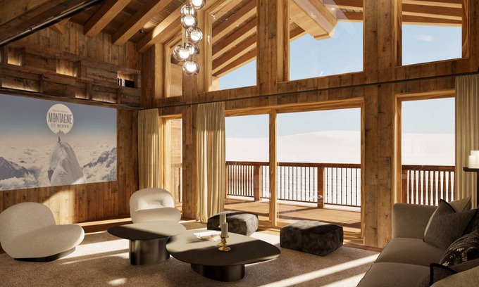 Val-d'Isere Apartment | Luxurious 6-room apartment with hammam, fireplace and parking in Val-d'Isère