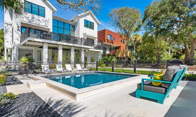 Folly Beach House | Luxurious Private Pool at The Ohana House