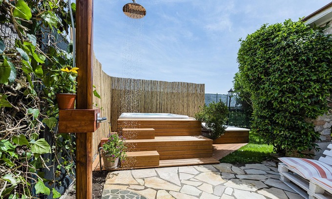Fregenae Villa | Luxurious villa only 30min from Rome center outdoorJacuzzi mini pool, Sauna