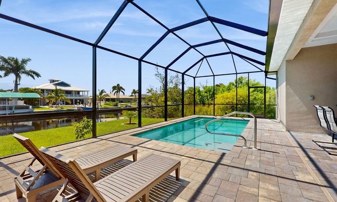 Gulf Cove House | Luxurious waterfront home, pool, Gulf access, and pool table
