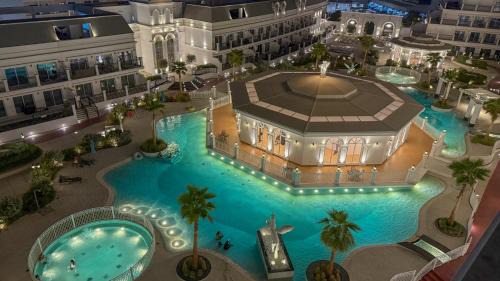 Al Barsha Apartment | Luxury 1BR Lagoon View Arjan near Miracle Garden Vincitore Benessere by Green Sky Holiday Homes