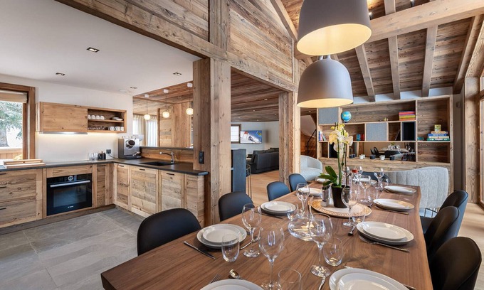 Courchevel Ski Chalet | Luxury Chalet with Private Pool Near Courchevel Slopes