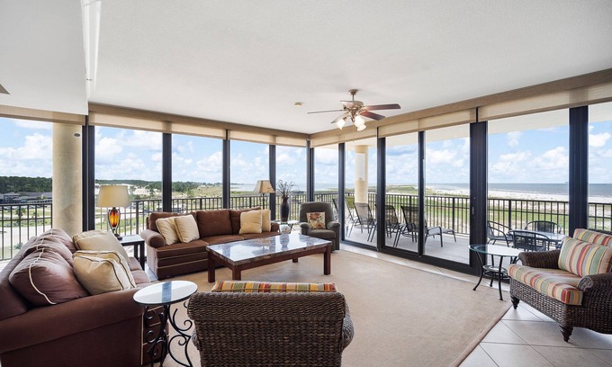 Dauphin Island Condo | Luxury Corner Condo on the 5th Floor with Panoramic Views of Dauphin Island