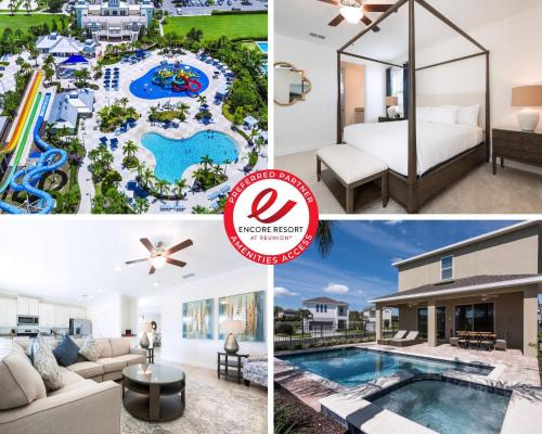 West Kissimmee House | Luxury Home Near Disney With Private Pool, Waterpark & Resort Access At Encore Resorts Reunion - 211Mn