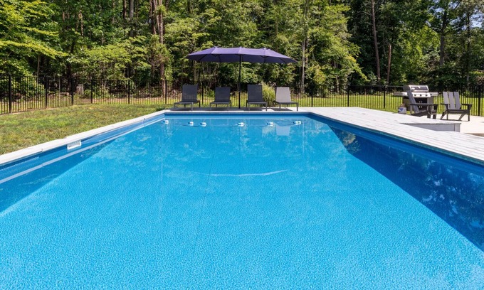 Boyd Tavern House | Luxury home near Lake Monticello is nestled in a quiet area, close proximity to Charlottesville