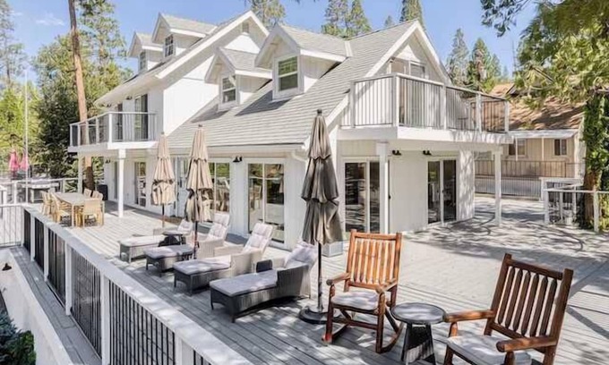 Bass Lake House | Luxury Lake Home-The Bear Claw-Boat Slip-Sleeps 16