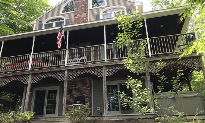 Bridgton House | Luxury Lakefront Living in Lake Sebago Area