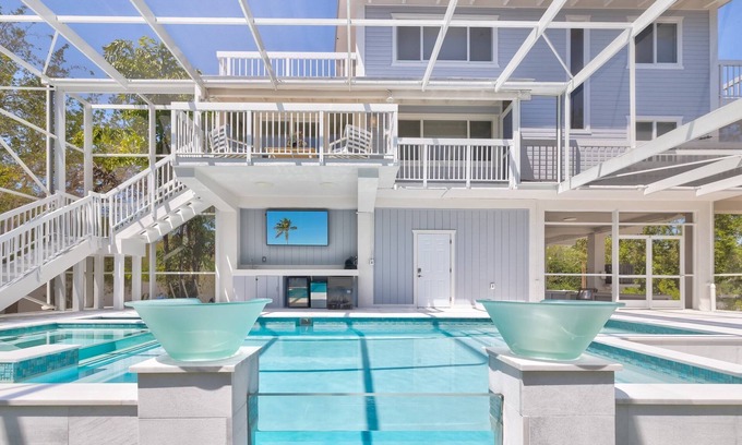 Twin Lakes House | Luxury oasis with resort-style pool in heart of Key Largo!