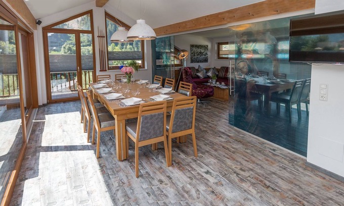 Mayrhofen Apartment | Luxury panoramic penthouse with roof terrace, sauna, in the center by the cable car