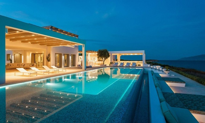 Ampelas Villa | Luxury Paros Villa | 11 Bedrooms | Villa Nevia | Stunning Sea Views | Private Infinity Pool & Outdoor Bar | Professional Outdoor Kitchen | Home Cinema | Ambelas