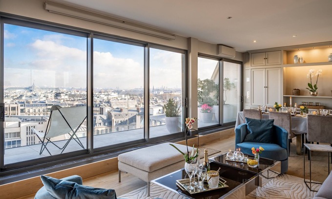 Chaillot Apartment | LUXURY PENTHOUSE WITH VIEW OVER ALL OF PARIS