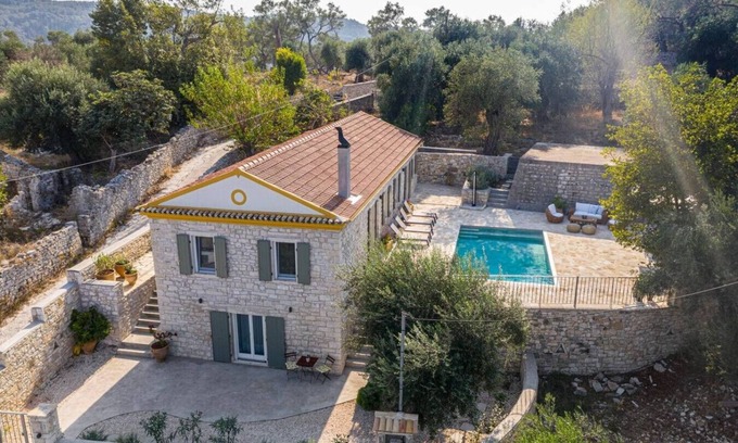 Rantatika Villa | Luxury Retreat w/Pool Near Lakka Village