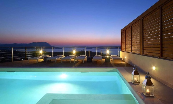 Kokkinon Khorion Villa | Luxury SeaViews Crete Villa | Villa Celestia | 3-bedroom villa | Private Pool |.