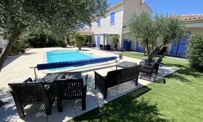 Langlade Villa | Luxury villa in the heart of Vaunage between Nîmes and the sea