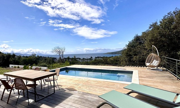Coggia Villa | Luxury villa with magnificent sea view and private pool, Sagone
