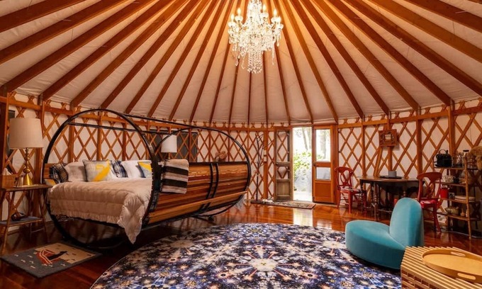Friendship House | Luxury Yurt at Seaside Farm in Friendship