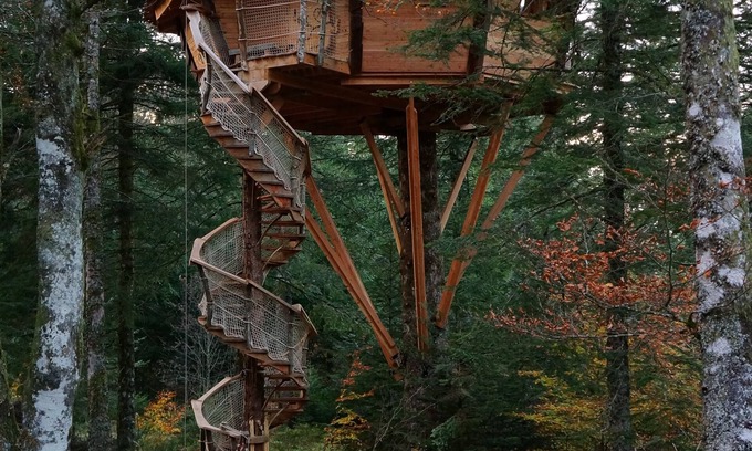 La Tour-dʼAuvergne Cabin | Méïzou des Puys tree house