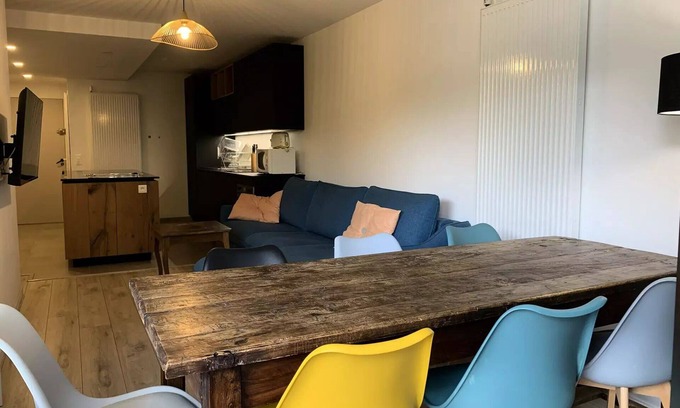 Pra Loup Apartment | Magnificent, fully renovated 3-room apartment for 6 people, located in the center of the resort opposite the slopes at P