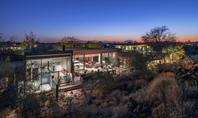 Central Scottsdale House | Magnificent Mountainside Estate with Ultimate Privacy