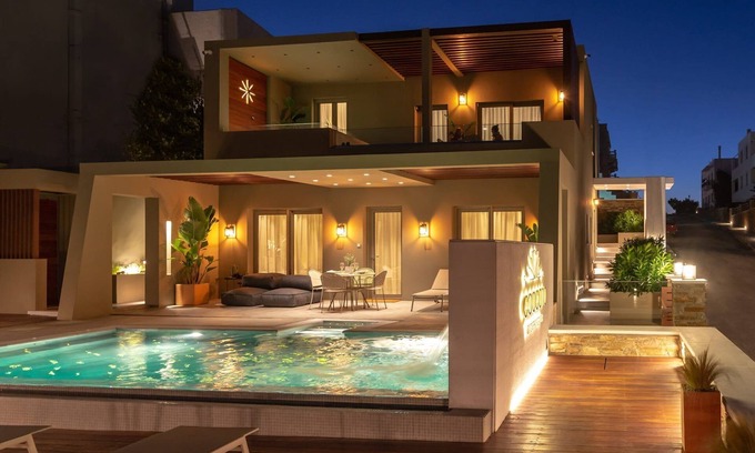 Tinos Villa | Magnificent Tinos Suite | Suite with Stunning Sea Views and Private Swimming.