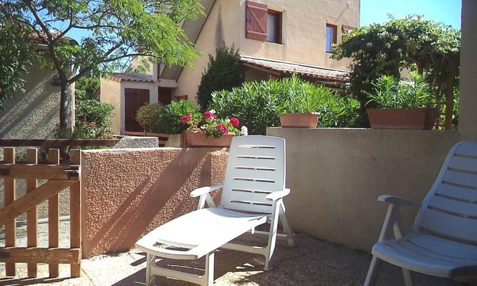 Les Ayguades House | Maison avec Mezzanine, 5 Couchages, Piscine, Près Plage - Gruissan - FR-1-229-845