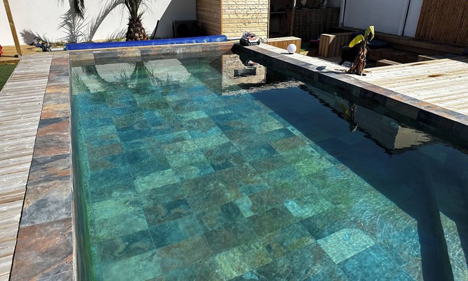 Le Fort Bloque House | Maison Avec Piscine Bord de mer au Fort Bloqué
