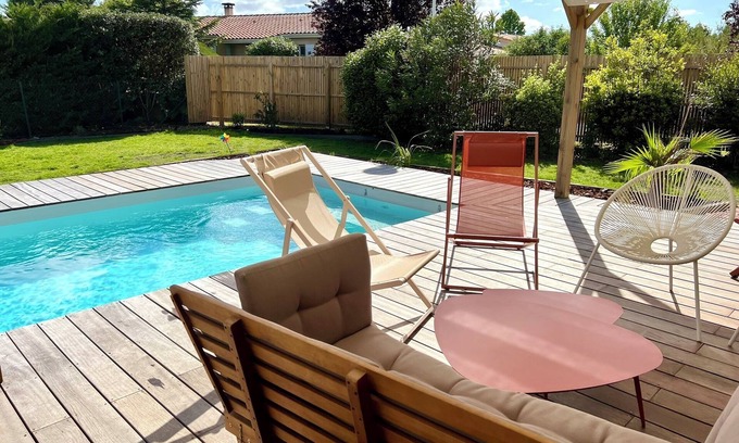 Biscarrosse Villa | Maison Avec Piscine - Séjour au Calme