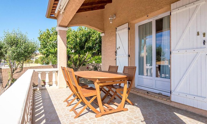 Meze House | Maison de plain-pied avec jardin, clim, 3 chambres et parking près du Bassin de Thau - FR-1-604-19