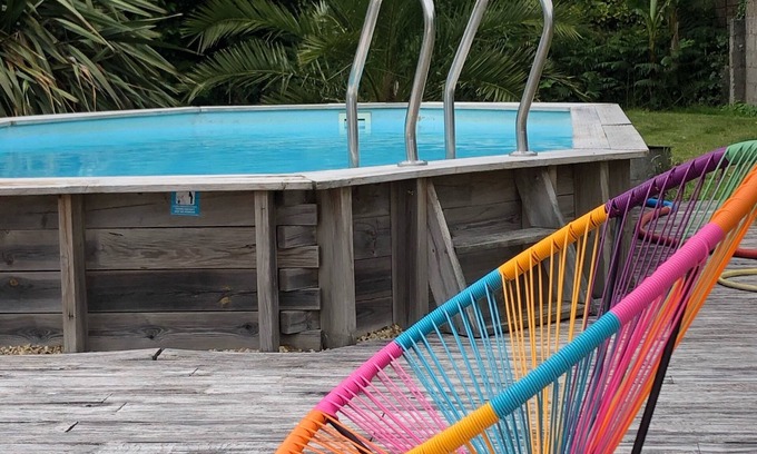 Ploneour-Lanvern House | Maison de Vacances Avec Piscine