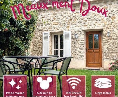 Meaux Apartment | Maison & jardin proche Disney, Paris, Val d'Europe