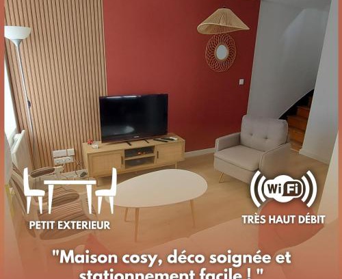 Monnaie House | Maison sur cour - 3 ch - Calme - Proche de Tours