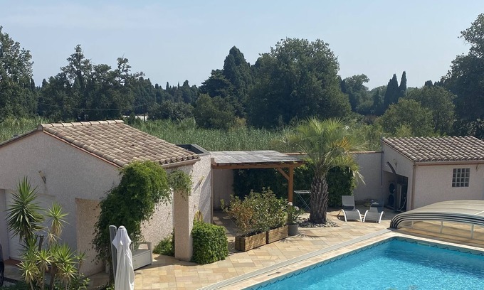Ortaffa House | Maisonette in a small village 15 min from the beaches of St Cyprien and Argelès.