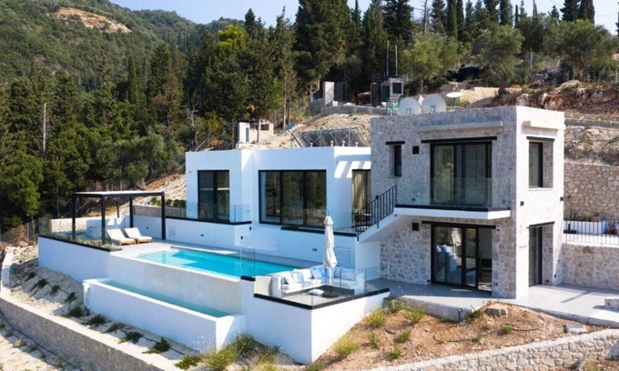 Agios Nikitas Villa | Mandevilla Hillside Luxury Villa
