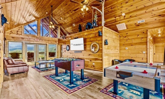 Chalet Village North Cabin | Mansion In The Sky 11 Bedroom Cabin by RedAwning