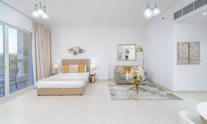 Jumeirah Village Triangle Apartment | Marco Polo - Spacious Studio Lush View