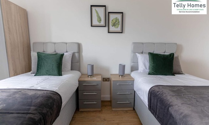 Convention Quarter Apartment | Marigold unit at Telly Homes Limited Birmingham City Centre - 2 Bed, Free WiFi